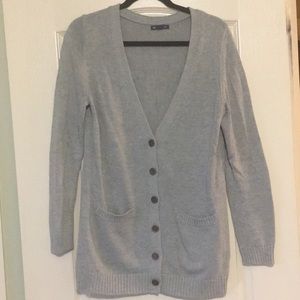 Gray boyfriend cardigan